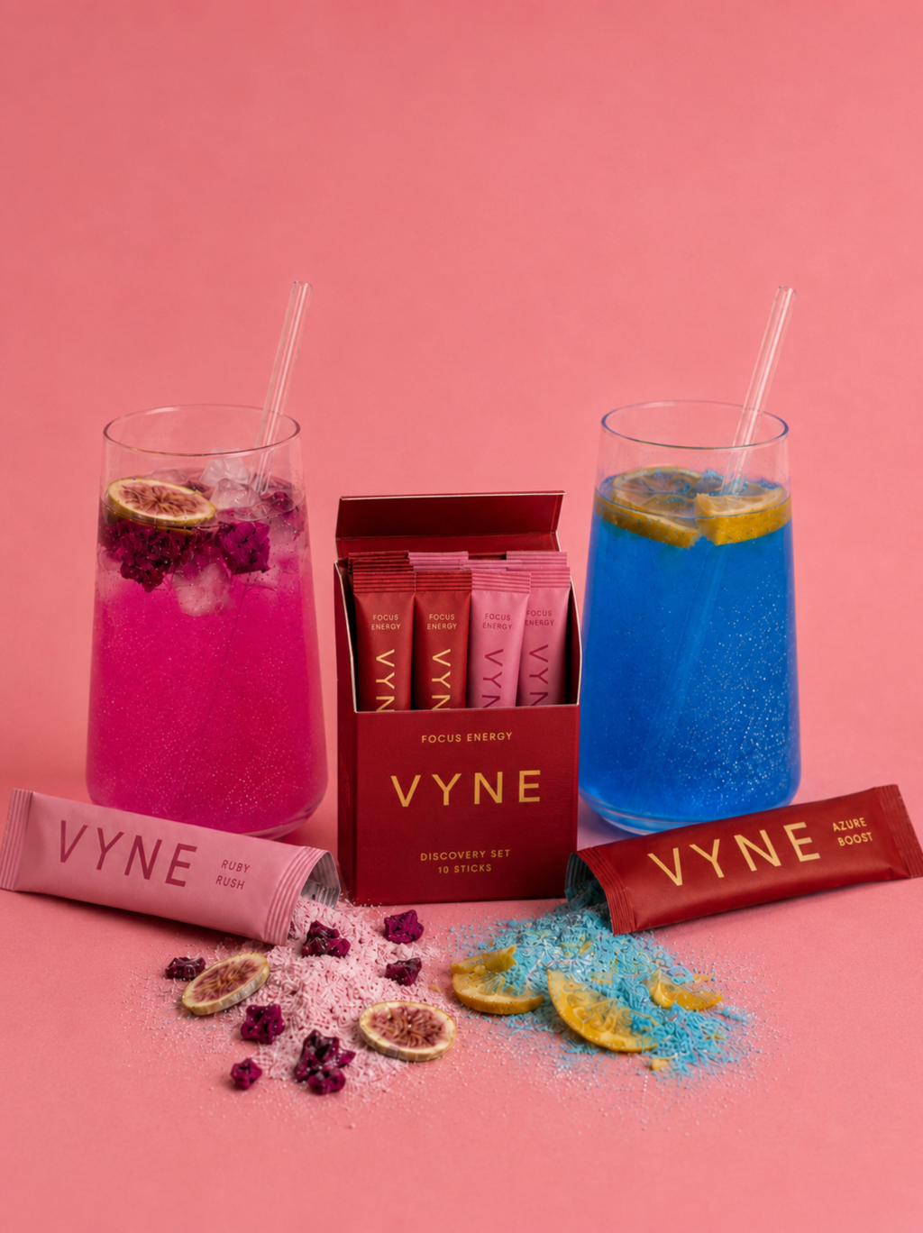 myVYNE Probierpaket | Individualisiertes Focus Energy Pulver